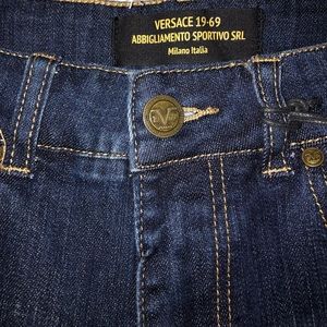 NWT Versace 1969 crop denim jeans, size 29